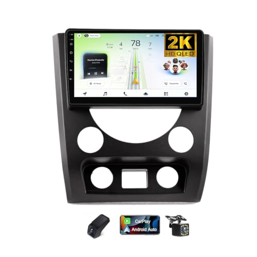 Radio Android 14 para SsangYong Rexton 2012-2017 con pantalla 2K HD QLED y GPS