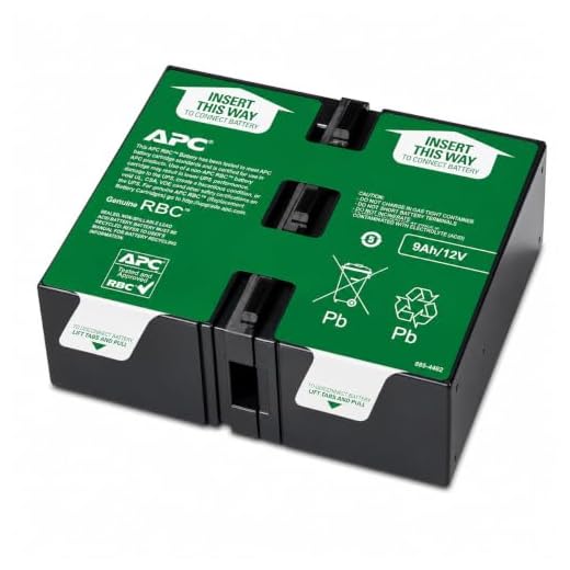 APC Genuine UPS Replacement Battery APCRBC124 for BX1500M, SMC1000-2UC