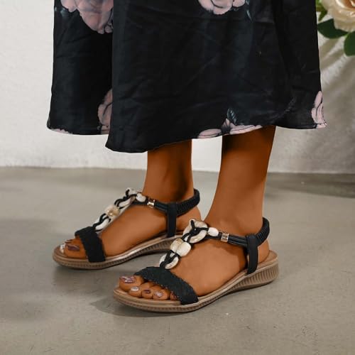 Mules à talons compensés et sandales de marche avec semelle orthopédique