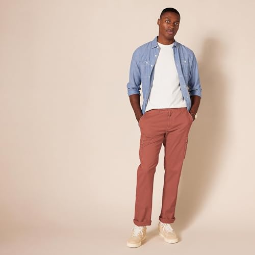 Image of Amazon Essentials Men's Straight-Fit Breathable Stretch Cargo Pants (Available in Big & Tall)