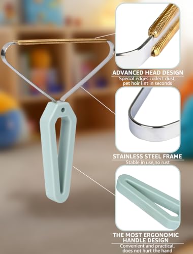 Image of 1 PCS Pet Hair Removal Tool, Fuzz Lint from Carpet, Rug, and Furniture - Effective Rake,Scraper,Shaver and Brush - Lint Cleaner and Pro Pet Hair Remover - Ideal for Pet Towers,Couch,Car