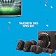 Logitech Z906 5.1 Sound System, Lautsprecher mit 1000 Watt Surround Sound, THX, Mehrere Audio-Eingänge, Fernbedienung, EU Stecker, PC/PS4/Xbox/Stereo-Anlage/TV/Smartphone/Tablet - Schwarz