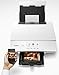 Canon TS8220 Wireless All in One Photo Printer with Scannier and Copier, Mobile Printing, White, Works with Alexa