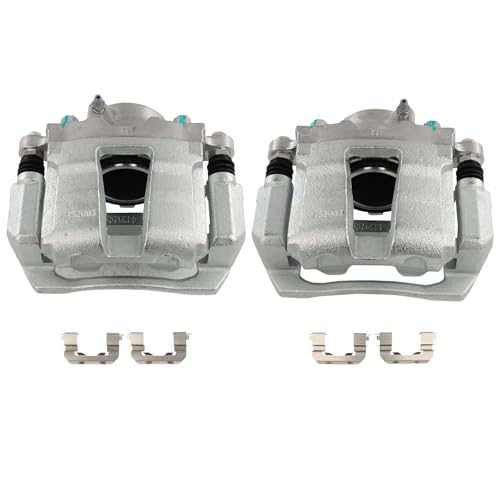 Image of SCITOO Front Brake Calipers With Bracket 19B6461 19B6460 Compatible For Hyundai For Sonata 2011-2014