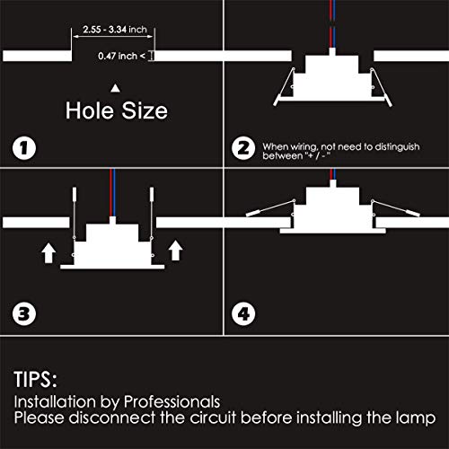 ChangM LED Einbaustrahler 6 x 8W Leuchtmittel Warmweiß 2700K RGBW mit Fernbedienung Deckenstrahler Deckenspots Deckenleuchte Einbauspots Deckeneinbauleuchte Deckeneinbaustrahler