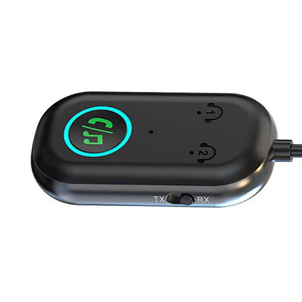 Qutsvosh BR08 Bluetooth 5.3 RX/TX – Ricevitore E Trasmettitore Per Auto, Collega 2 Dispositivi Contemporaneamente! - 5
