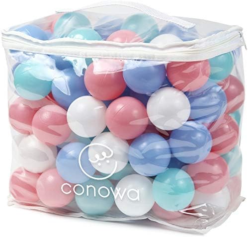 Amazon コノワ Conowa カラーボール 100個 パステルカラー ボールプール パステルカラー ボールプール アクセサリ おもちゃ