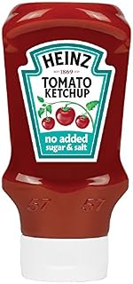 Heinz No Added Sugar & Salt Tomato Ketchup, 425g