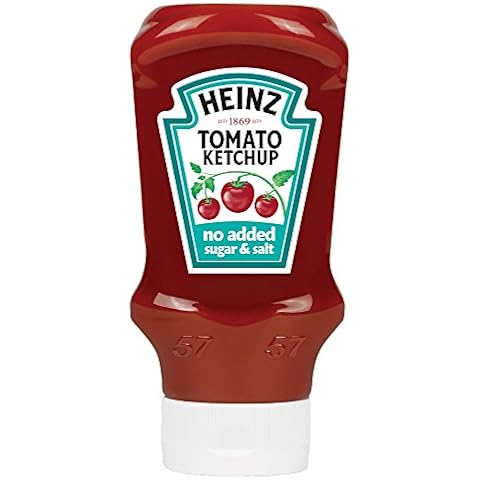 Heinz No Added Sugar & Salt Ketchup Cover