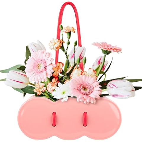 Purse Flower Vase, Purse Vase for Flowers Ceramic Bag Vase, Cool & Cute Vase for Centerpieces, Floral Arrangement, Home Décor, Enterpiece, Events, Office, Wedding, Unique vases for Flowers Handbag Cover