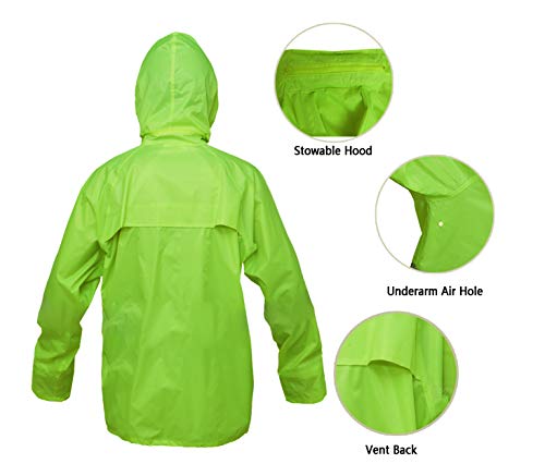 Image of Rain Suits for Men Women Lightweight Rain Gear, Waterproof Rain Jacket with Pants