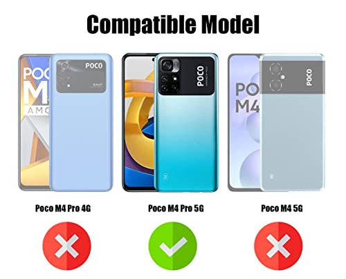 Image of Jkobi Back Case Cover for Poco M4 Pro 5G (Silicone Clear Shockproof Case with Camera Protection | Soft and Flexible | Transparent)