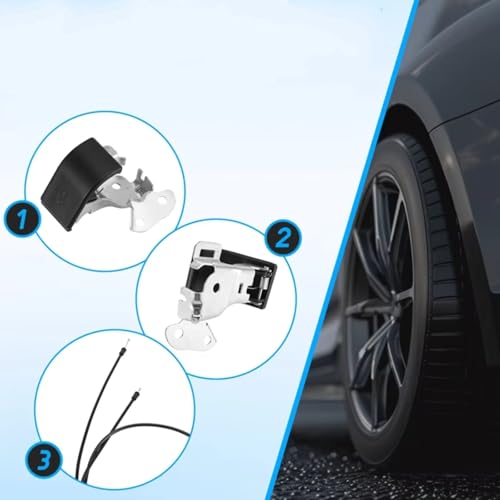 Réparer le câble de capot avec le cache poignée Mini R58 R59