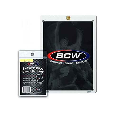 BCW 1-1S - Tarjetero con 1 tornillo Cover
