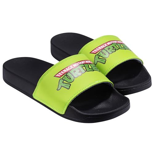 Odd Sox - Teenage Mutant Ninja Turtles Slides-Soft Slip-On Sandals-Unisex Comfort House Slippers-Indoor/Outdoor Use2