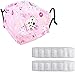 Produktbild HYJL Kinder Mund-und-Nasen Schutz Face Cover Mit Atemventil atmungsaktiv Washable and Reusable Sommerschutz Haushalt Outdoor Essentials für Nacharbeiten Sportfestivals Freien