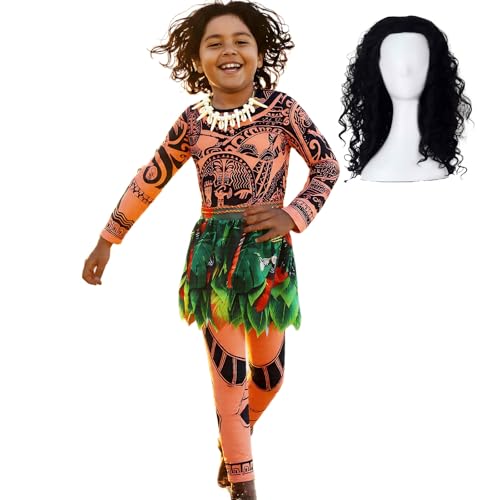 Disfraz de Aventura Oceánica para Niños 3-4T con Peluca y Collar