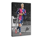 ocvdfss Dani Olmo - Póster en lienzo para decoración de dormitorio, oficina, habitación, regalo, 60 x 90 cm