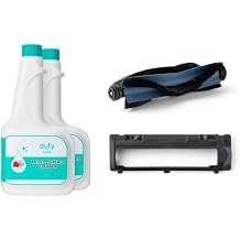 eufy Hard Floor Cleaner*2 + Roller Brush with Bristles and Rubber and Brush Guard