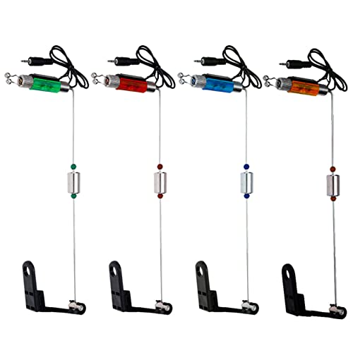 Hanger swinger de pesca indicador LED iluminado tensor para alarmas de picada 2