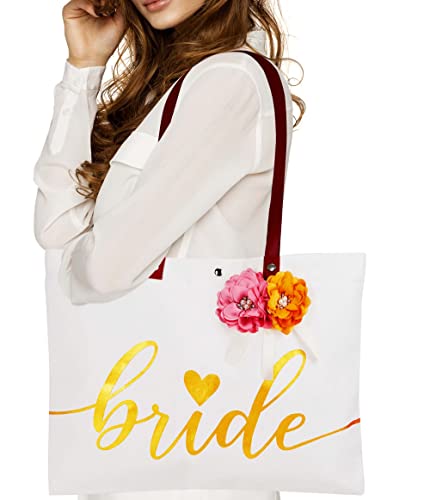 Bride Tote Bag for Bride to Be Honeymoon