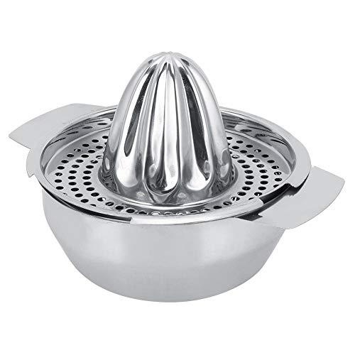 Função de filtragem de grande capacidade Espremedor manual de fundo plano, espremedor fácil de limpa