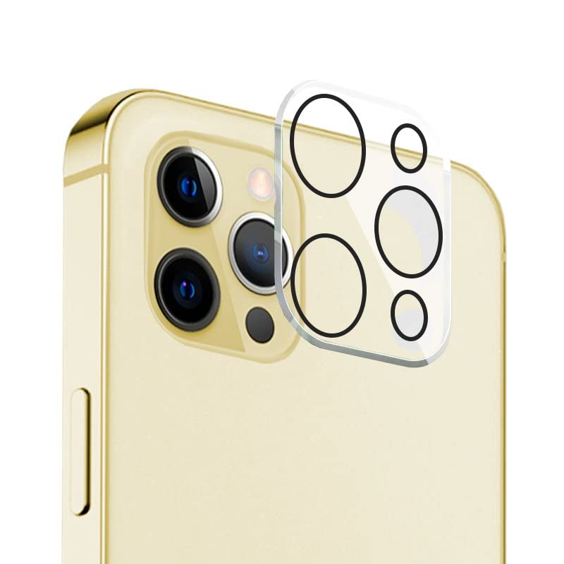 Cool Tempered Glass Protector for iPhone 12 Pro Max Camera, transparent