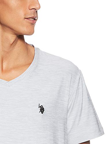 U.S. Polo Assn. Men's Short Sleeve Poly V-Neck Solid T-Shirt3