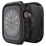 Caseology Vault Designed for Apple Watch 8 case 45mm Compatible with Apple Watch 7 (2022) - Matte Black