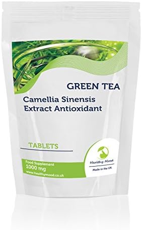 Green Tea 1000mg Camellia Sinensis Extract Antioxidant Health Food Supplement Vitamins 180 Tablets Pills Nutrition Supplements HEALTHY MOOD