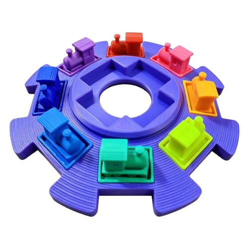Juego de Mexican Train Dominoes para 2-8 jugadores, 10 marcadores