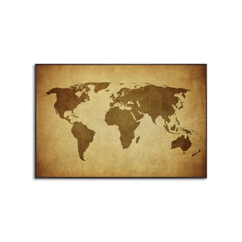 アンティーク風額装世界地図 レプリカ｜クラシックなデザインでインテリアに最適 楽天市場】ポスター 世界地図/アンティーク アンティーク風