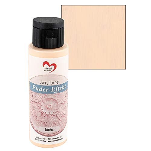 Ideen mit Herz - Peinture acrylique à effet poudré - 70 ml - Aspect vieilli - Haute couverture -...