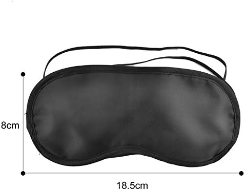 Miniatura 5 de Coobbar 10 piezas de máscara de descanso de viaje para dormir, de satén, con los ojos vendados, cubierta suave para la siesta, máscara de ojos suave
