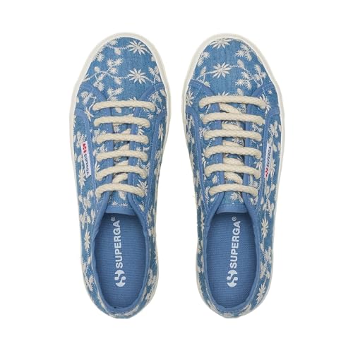 Image of Lady Shoes Woman 2790 PLATFORM SANGALLO Wedge BLUE INDACO-FAVORIO