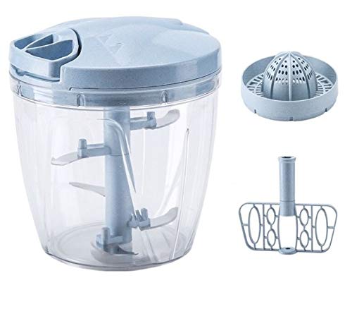 Processador de Alimentos Manual 5 Laminas 3X1 Triturador Batedor Espremedor Magic Mixer GH404