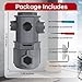 Sello 16-in-1 Faucet Aerator Removal Tool Kit, Universal Plumbing Tools with Premium Nylon Material, Aerator Key for Sink Faucet, Home Repairing and Plumbing, Fits M16.5 M18.5 M21.5 M23.5 M22 M24 M28