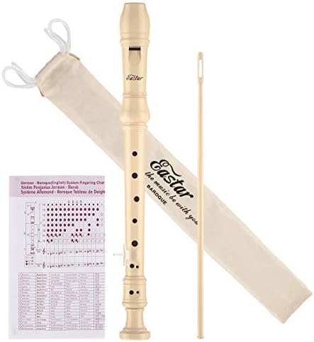 Eastar Baroque C Soprano Recorder for Kids Beginners Kit, Natural, ERS-21BN - View 3