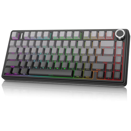 Clavier mécanique sans fil Aula F75 MAX structure Gasket RGB