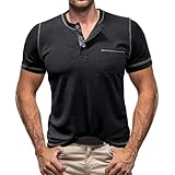 Herren T-Shirt Long Tee einfarbig,lang geschnittenes Männer Shirt,erhältlich in viele verschiedenen Farben O-Neck/V-Neck Kurzarm Sleeve Top Basic Tshirt Herren V Ausschnitt Fitness Shirt Herren Langarm Herren T-Shirt Schwarz Xxl Sportshirt Herren Kurzarm Locker