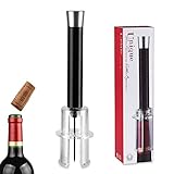 Yollex Wine Bottle Opener Air pressure,Wine Corkscrew Cork Remover (BK Aluminum)