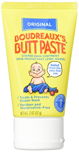 Boudreaux's Butt Paste Diaper Rash Ointment - Original - Contains 16% Zinc Oxide - Pediatrician Recommended - Paraben and Preservative-Free - 2 Ounce