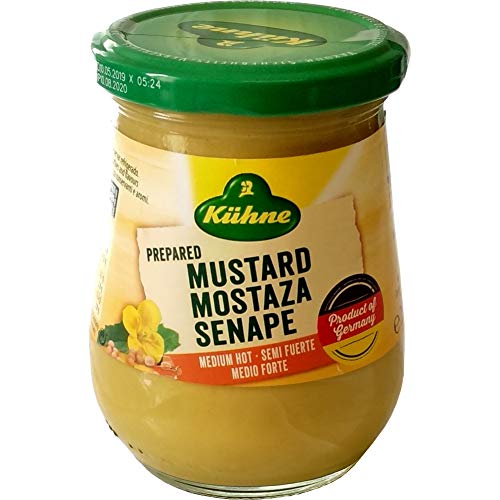 Kuhne Medium Hot German Mustard 250ml