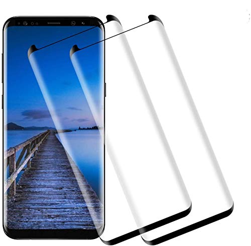 TOCYORIC Protector de Pantalla para Samsung S9 Plus [2 Pack] [ 3D Cobertura Completa] Anti-Burbujas, Alta Definicion, 9H Dureza, Protector Cristal Templado para Galaxy S9 Plus