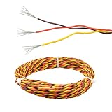 URCIANOW 10M 22AWG 3-adriges Verdrilltes Servo-Verlängerungskabel für Modellflugzeuge, Kabel 22AWG 3-adrig Geeignet zur Servo-Signalverlängerung in Modellflugzeugen/Drohnen/Robotern