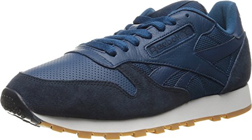Reebok Men's Cl Leather Spp Fashion Sneaker, Noble Blue/Collegiate Navy, 9 M US
