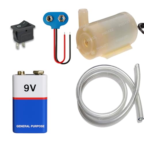 طلمبة مياه PGSA2Z صغيرة مقاومة للماء، تيار مستمر 9 فولت (ابي...