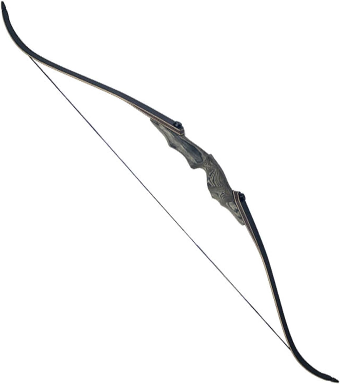 Recurve Bow Outdoor Bow and Arrows for Beginners Youth Traditional Longbow Detachable Archery