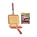 Red Copper Flipwich Non-Stick Grilled Sandwich and Panini Maker by BulbHead