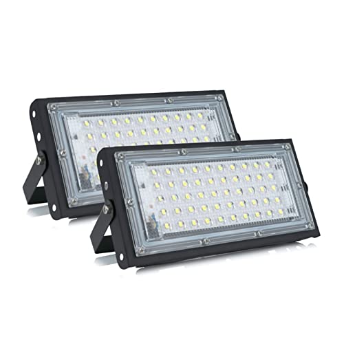 Luci di inondazione a LED per Esterni 2 Pezzi da